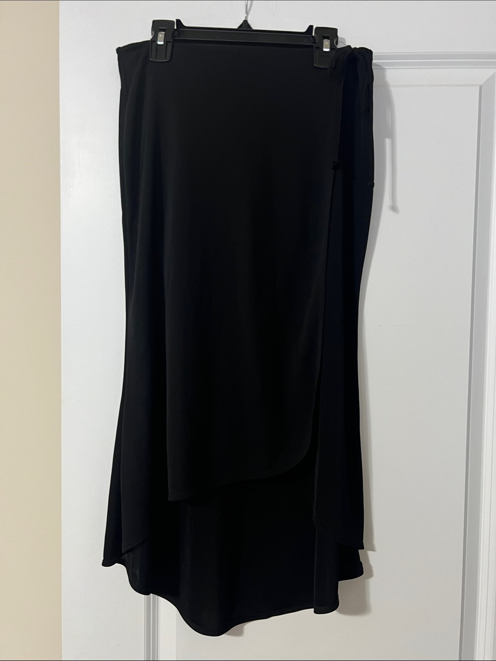 Trixxi Black High-Low Wrap Skirt